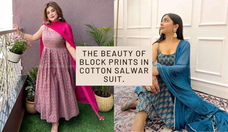 The Beauty of Block Prints in Cotton Salwar Suit