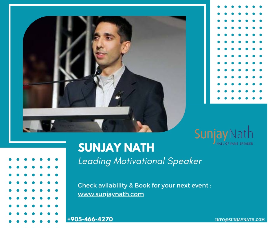 "Experience Unforgettable Transformation with Sunjay Nath: Leading Motivational Speaker"