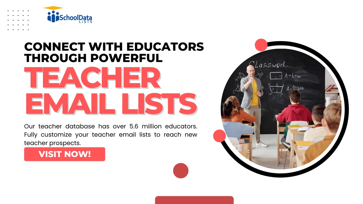 Connect with Educators Through Powerful Teacher Email Lists