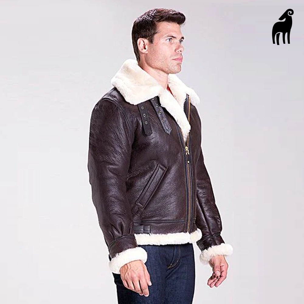 Difference between B3 bomber jacket and Sheepskin jacket