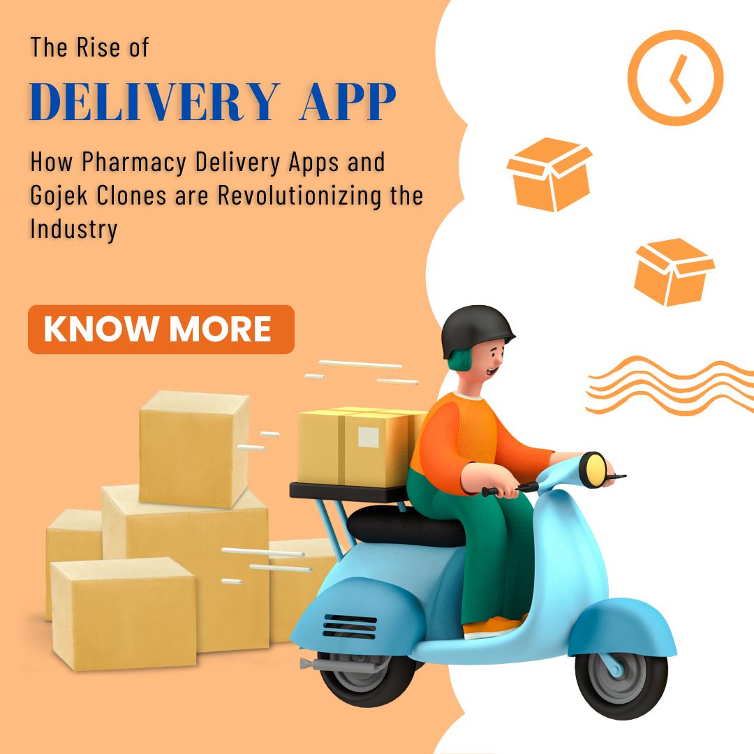 The Rise of Delivery Apps: How Pharmacy Delivery Apps and Gojek Clones are Revolutionizing the Industry