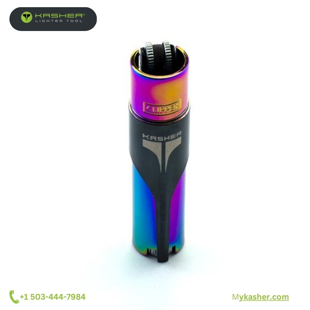 Unleash Style and Functionality with Metallic Clipper Lighters