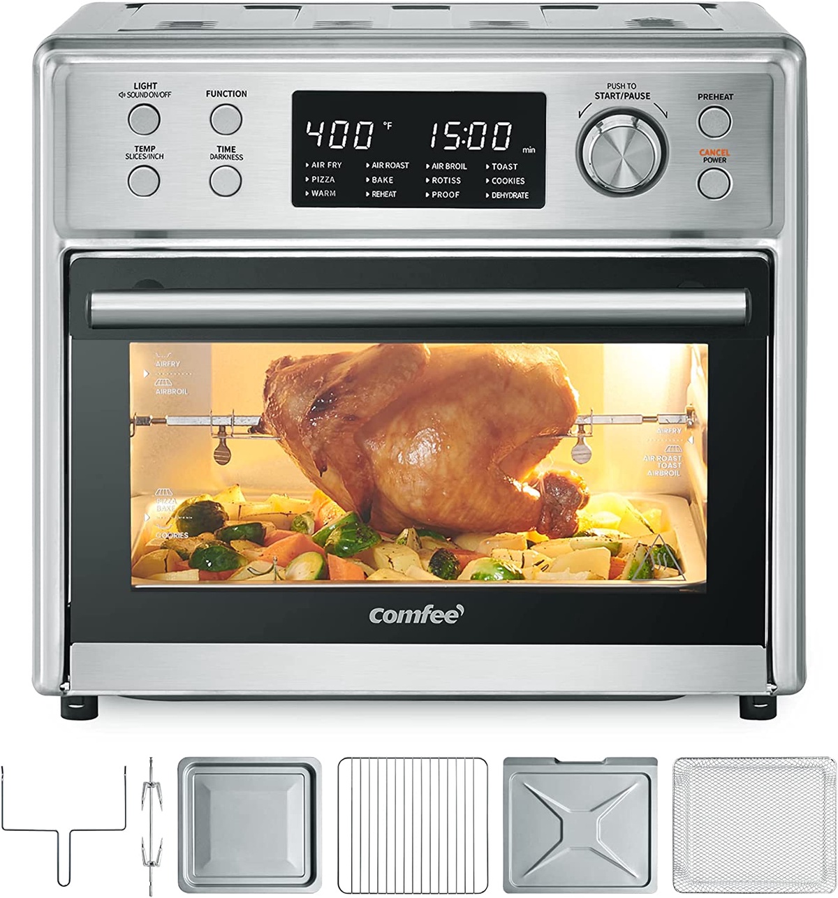 A Versatile 12-in-1 Toaster Oven Combo: Comfee Air Fryer