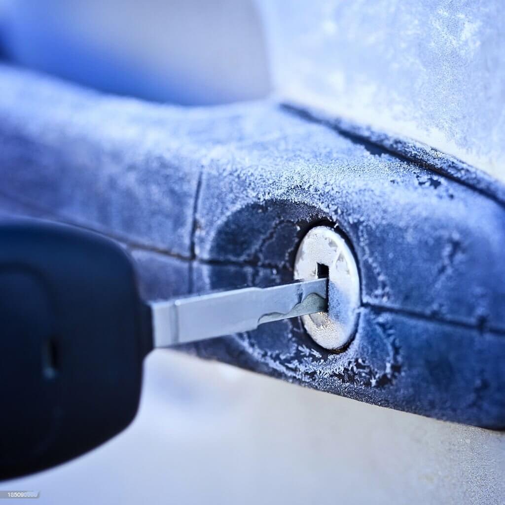 Why do car doors freeze shut in the winter?