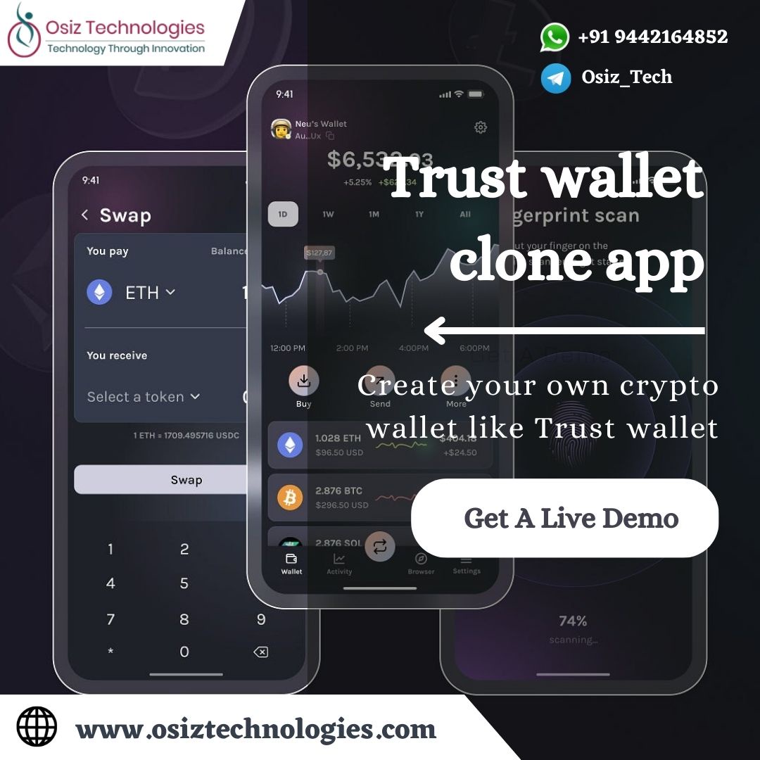 Create the Best Cryptocurrency wallet, Like Trust Wallet, instantly