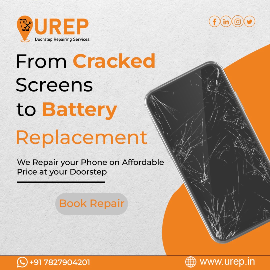 Mobile Repair at Home Delhi: UREP Convenient and Reliable Service Provider