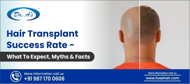 Hair Transplant Success Rate — What To Expect, Myths and Facts