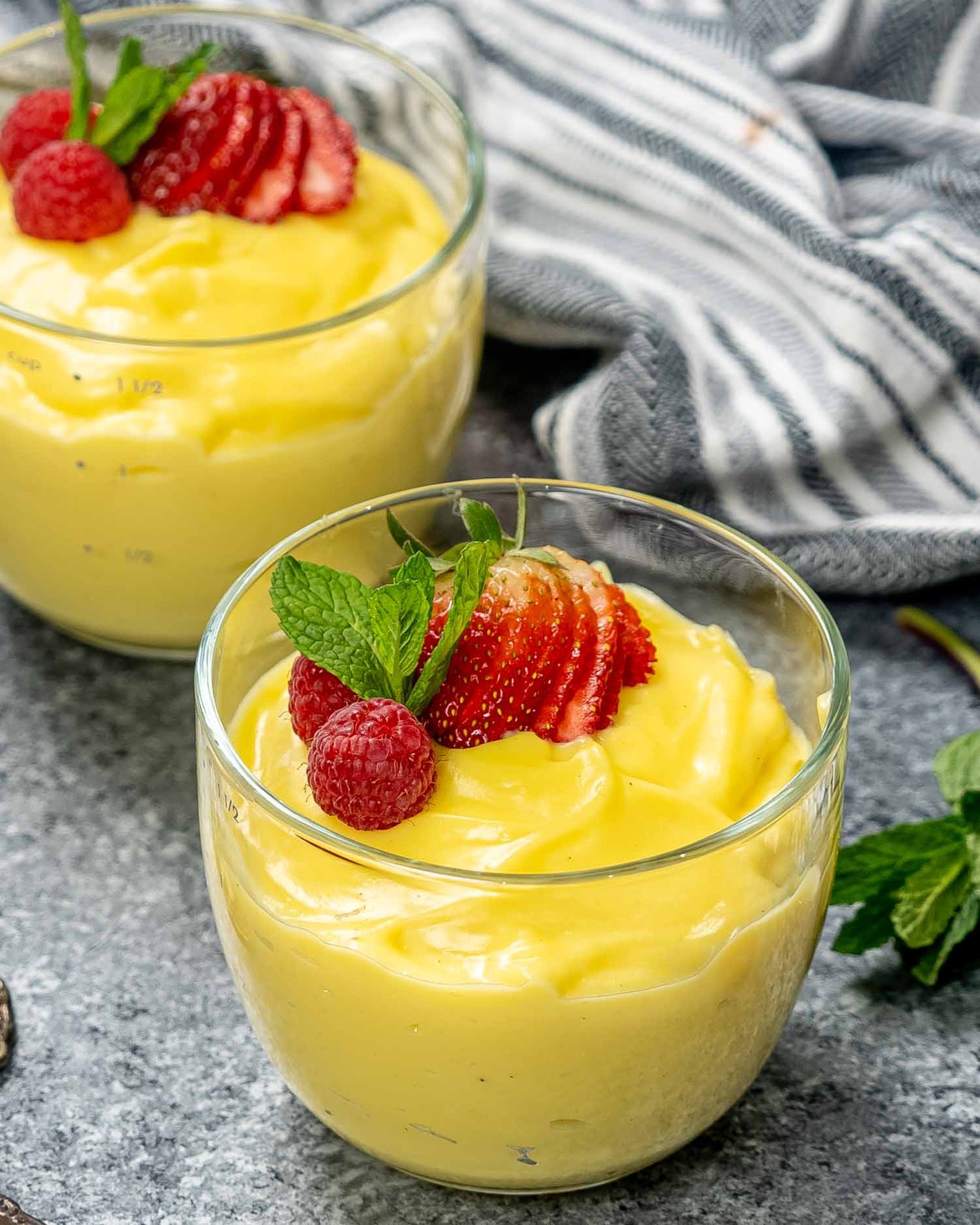 Secondly, homemade custard is much healthier than store-bought
