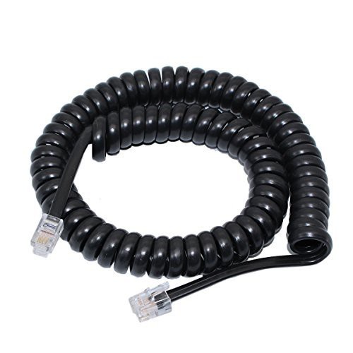 What is the difference between a curly cord handset and an armored cord handset?