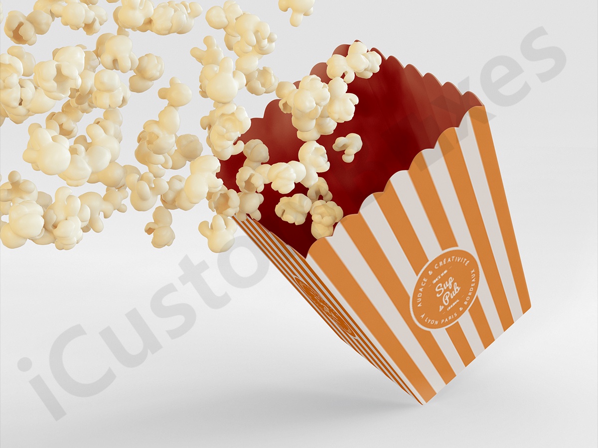 Enhance Product’s Shelf Appeal with Printed Popcorn Boxes Wholesale: