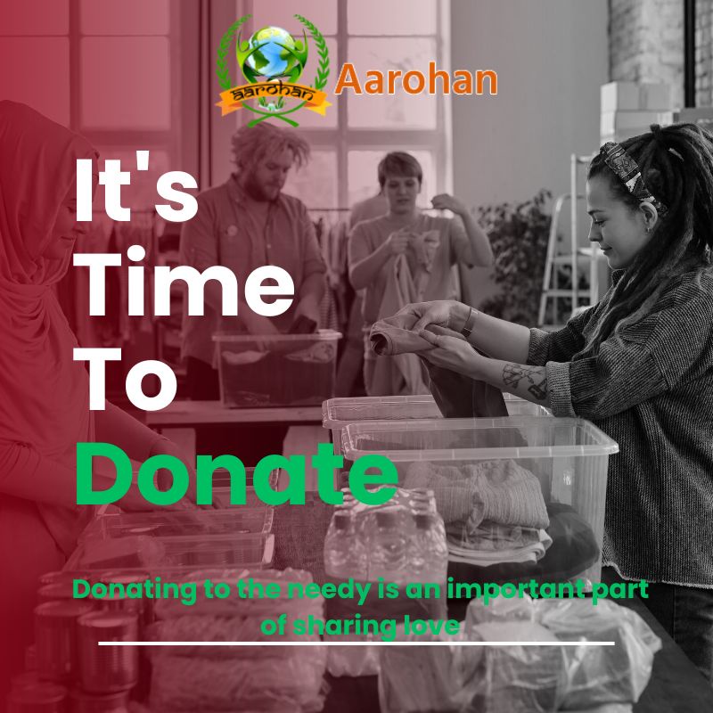 It's time to Donate” give something those who have nothing