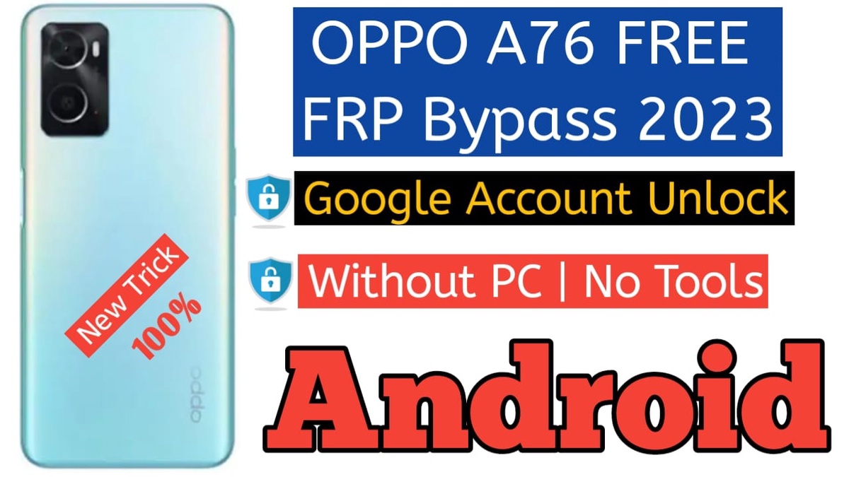 Oppo A76 FRP Bypass on Android 13 without Any Tools - Google Account Unlock