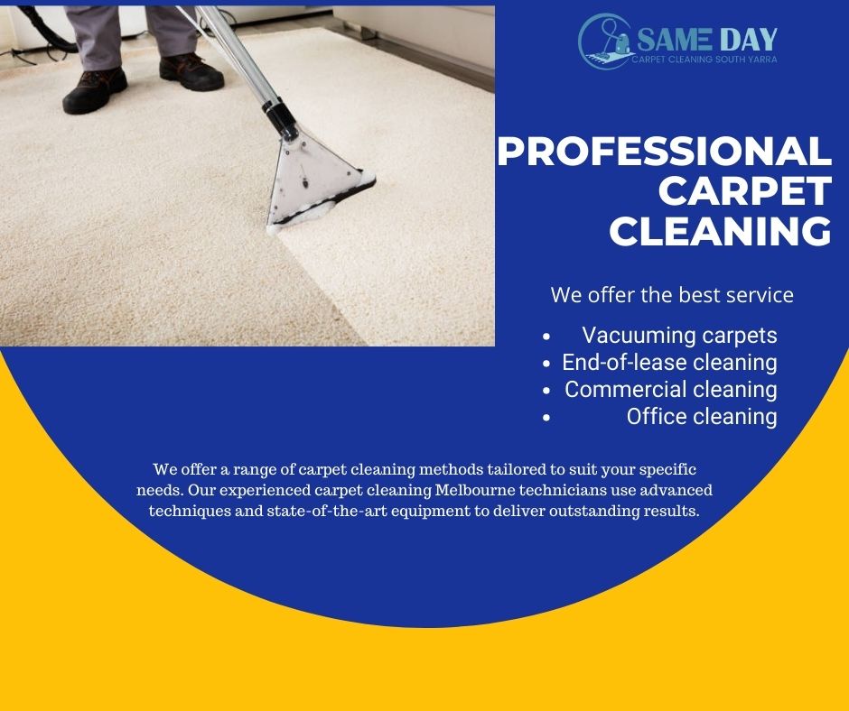 Refresh Your Space with Professional Carpet Cleaning in South Yarra!