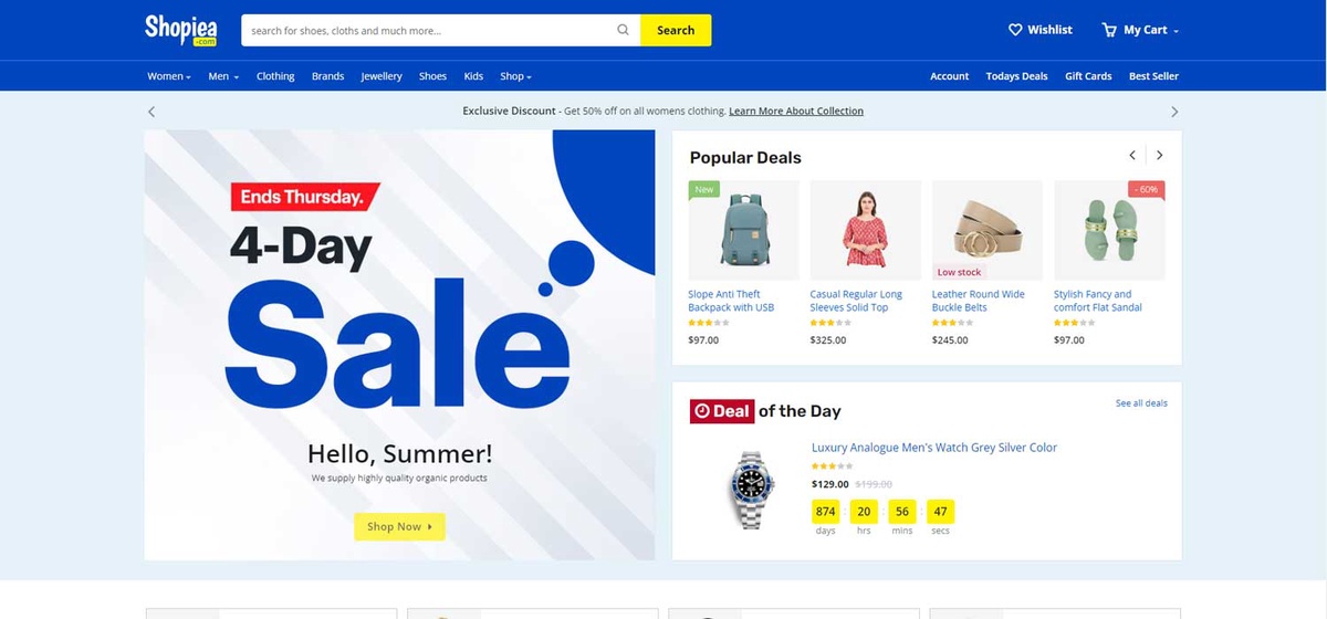 Crafting an Ecommerce Website with HTML and Bootstrap Template