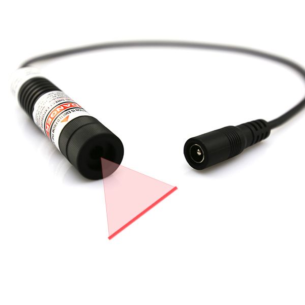 How to make proper use of a glass coated Lens 635nm red line laser module?