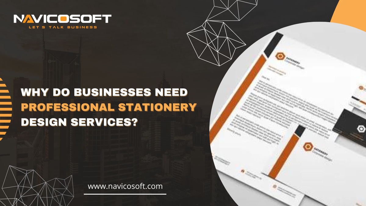 Why do businesses need professional stationery design services?