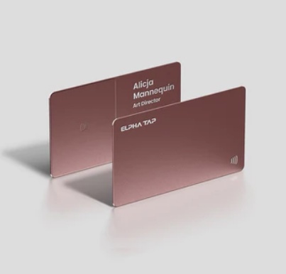 Elevate Your Business Networking with ElphaTap Metal Business Cards