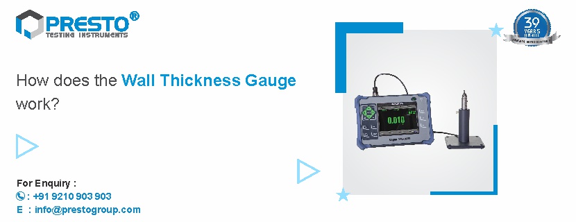How does the wall thickness gauge work?