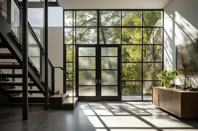Elegance in Transparency: Exploring Contemporary Glass Doors