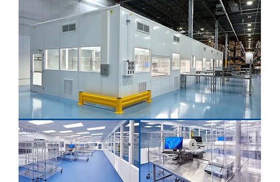What are the components of a cleanroom?