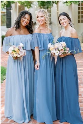 Dusty Blue Bridesmaid Dresses: Elegance in Every Shade