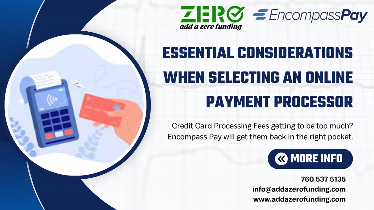 Essential Considerations When Selecting an Online Payment Processor