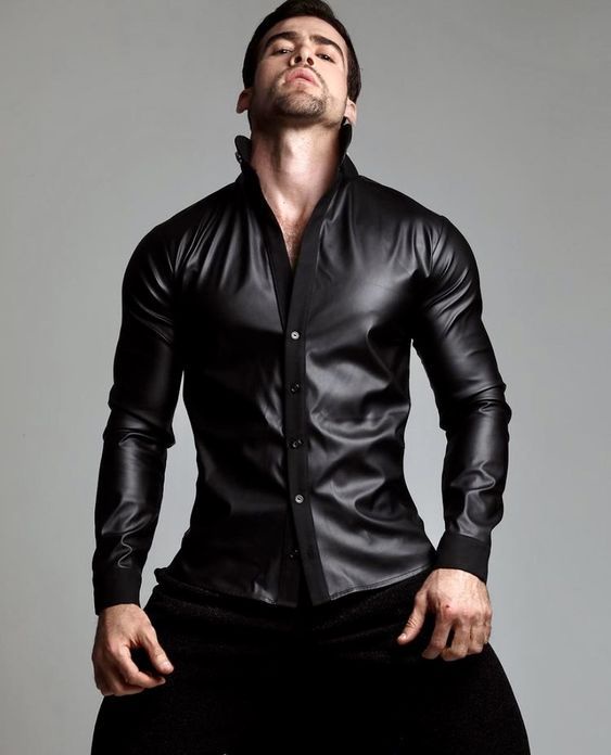 Men's Leather Shirts Is Perfect Way to Show the World Who You Are