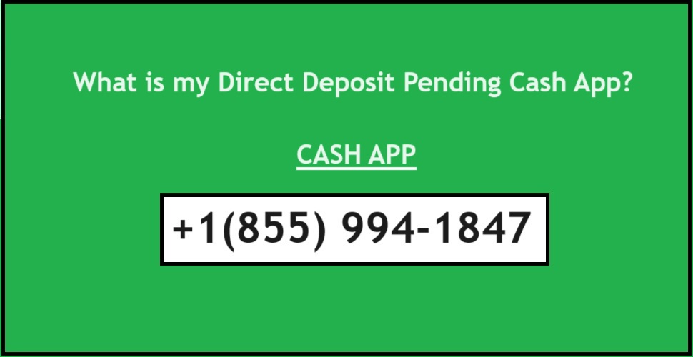 What is my Direct Deposit Pending Cash App?