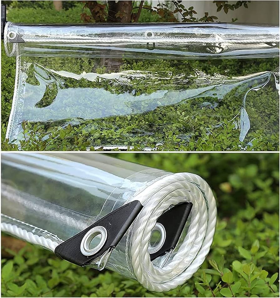 Clear Tarpaulin for Shielding Exposed Objects