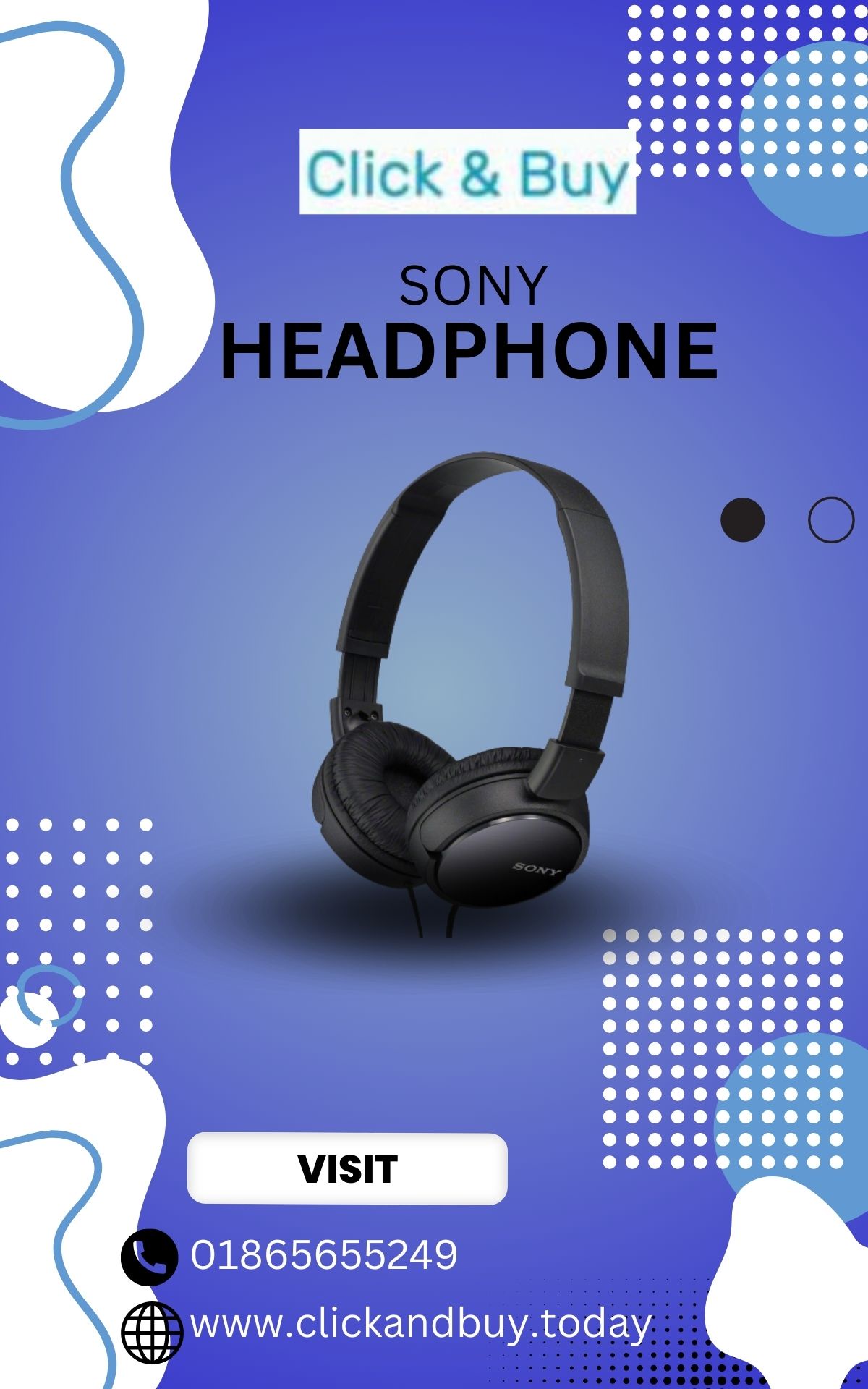 Explore your Sony headphones online world at click and buy