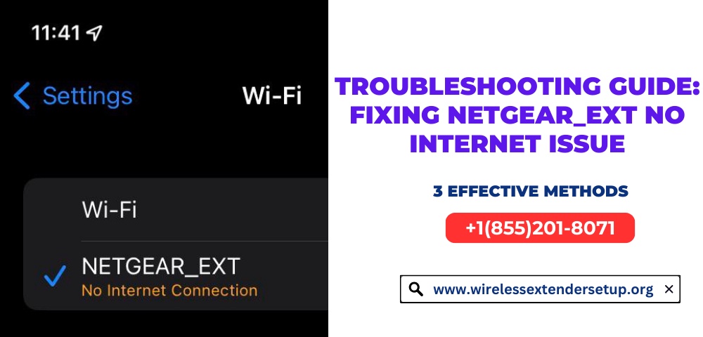 Troubleshooting Guide: Fixing Netgear_ext No Internet Issue