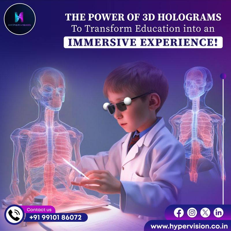 Embracing the Future of Education: 3D Holograms