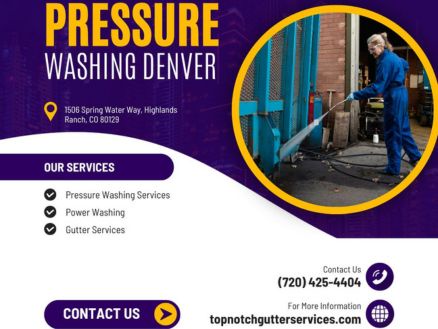 Top Notch Gutter Services Offer for Pressure Washing Denver - A Smart Solution for Your Pressure Woes