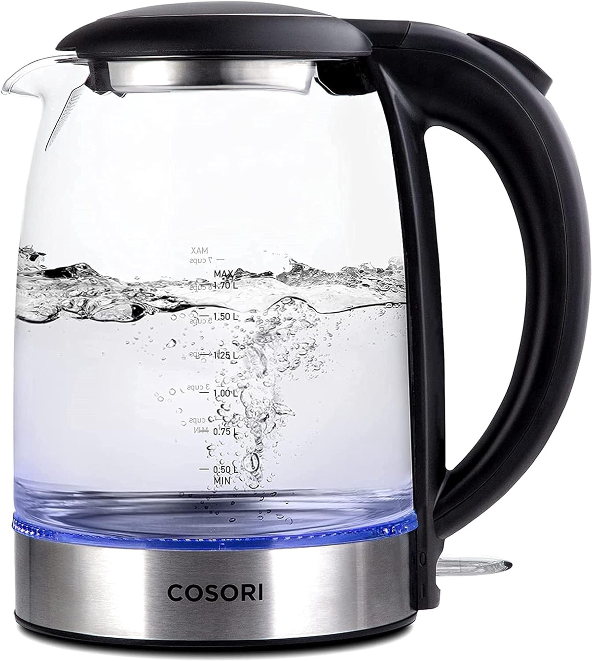 COSORI Electric Tea Kettle for Boiling Water, Stainless Steel Inner Lid & Filter