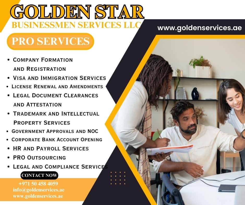 Starting a Business in Dubai through Golden Star LLC   +971504584059