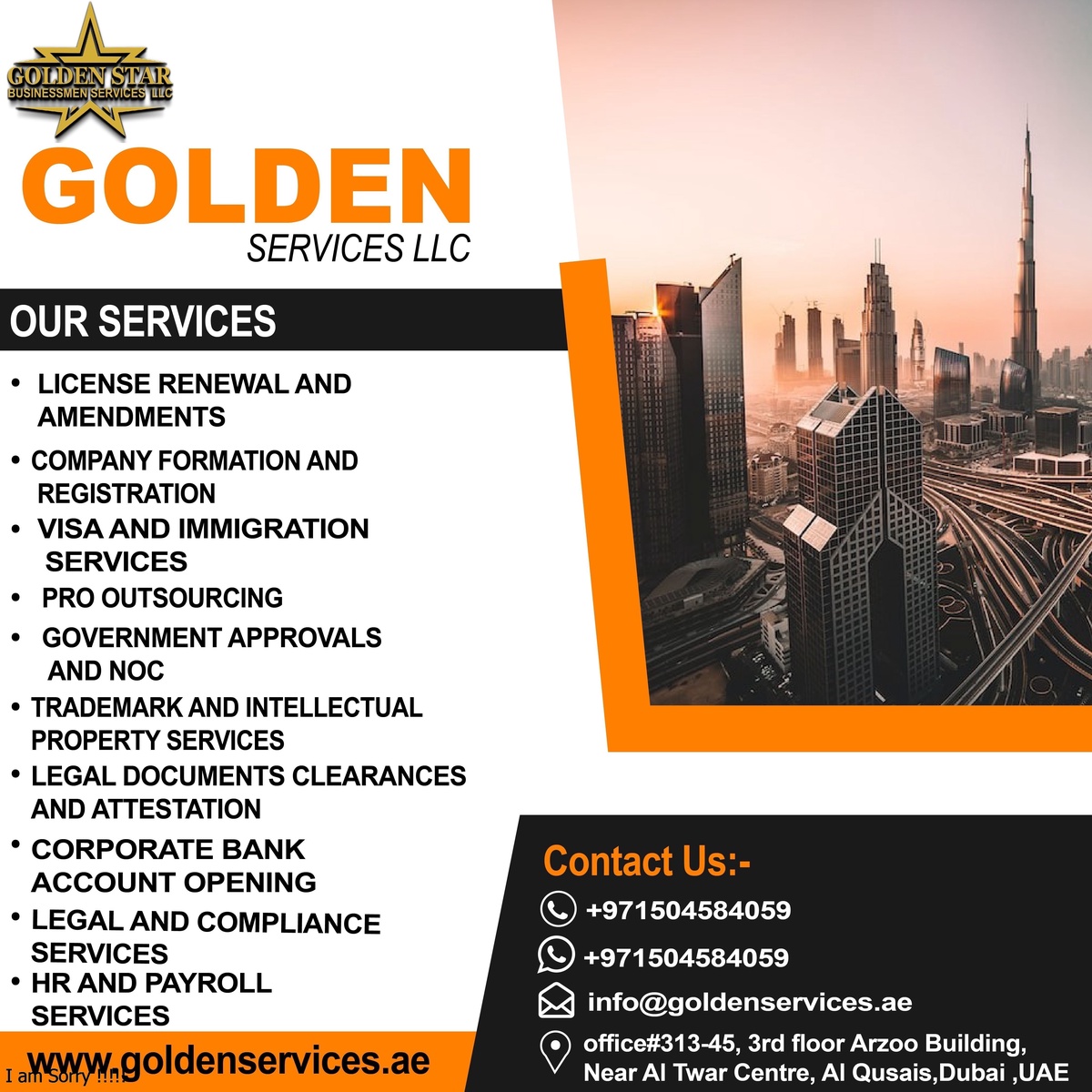 Starting a Business in Dubai through Golden Star LLC +971504584059