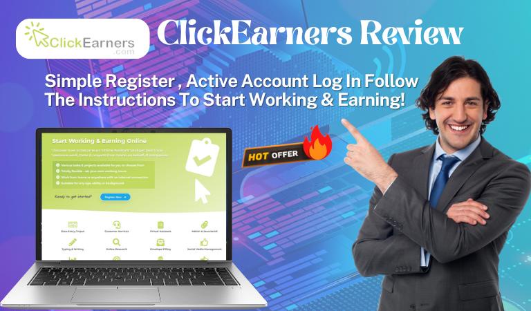 ClickEarners Review | Your Path to Online Employment and Earning!