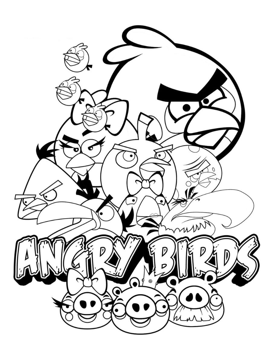 Angry Birds Coloring Pages: Fun and Free Printable Pages