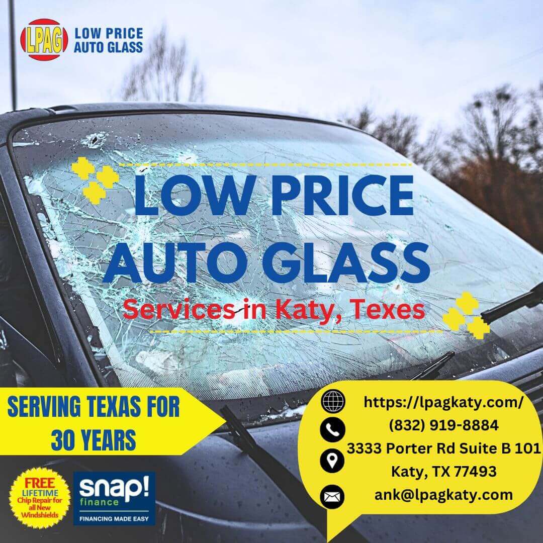 Professional Auto Glass Services in Katy, Texas.