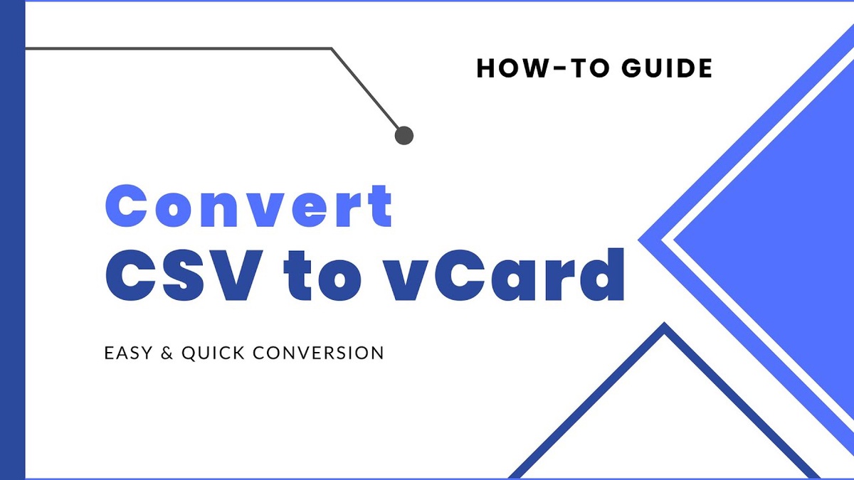 Why and How: Converting CSV to VCF on Windows Operating Systems