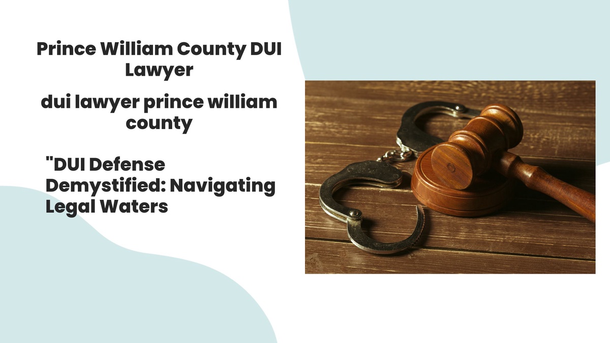 "DUI Defense Demystified: Navigating Legal Waters"