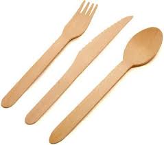 Why do we use biodegradable disposable knife fork spoon cutlery?
