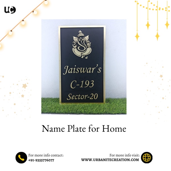 Unique Name Plate for Home Online