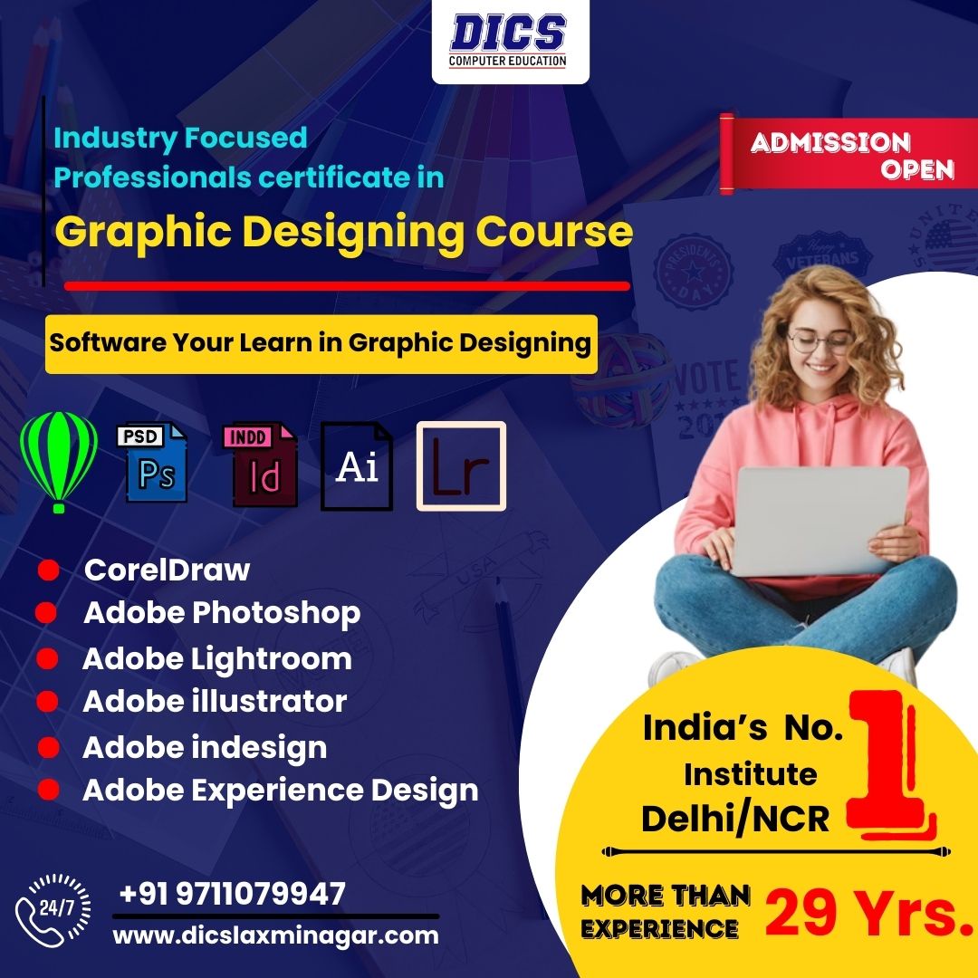 best graphic designing course in laxmi nagar