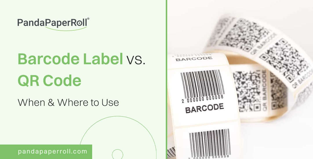 Barcode Label vs. QR Code: When & Where to Use