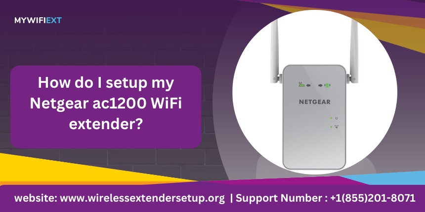 A Guide for Netgear AC1200 WiFi Range Extender Setup