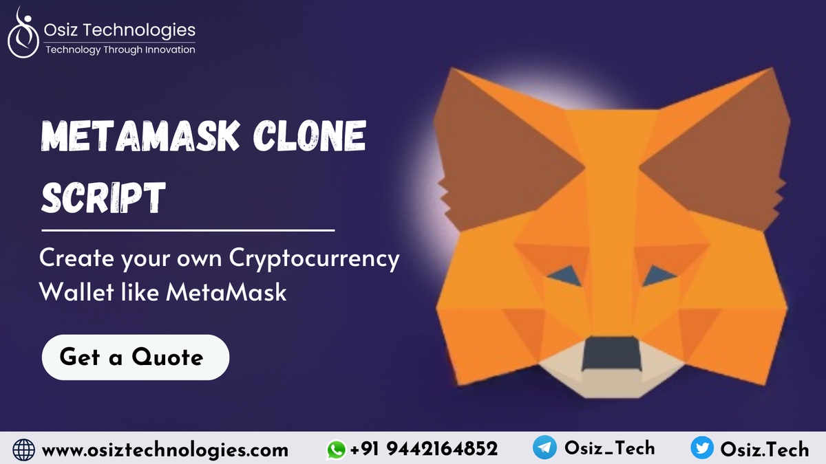 Build Your Cryptocurrency Wallet Like Metamask: Understanding the Metamask Clone Script