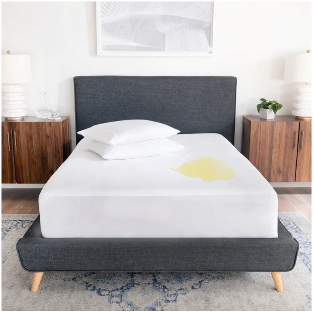 How to Get Yellow Stains Out of Mattress Encasement?