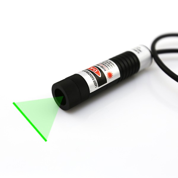Increasing accuracy used non gaussian 532nm green line laser module