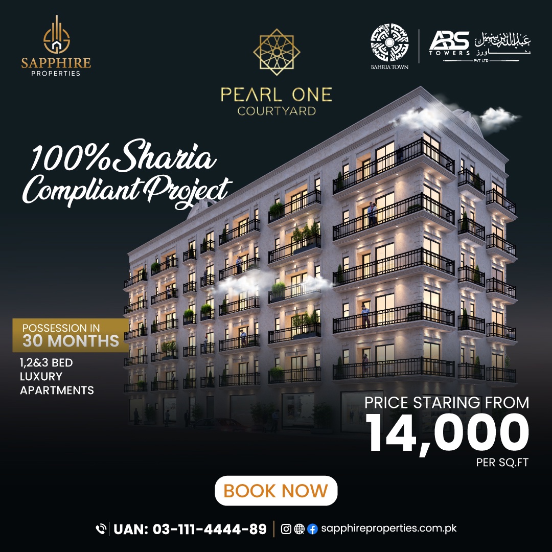 Pearl One Courtyard: Redefining Urban Living in Bahria Town